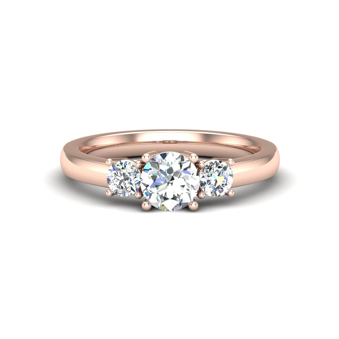 Wynter Three-Stone Engagement Ring
